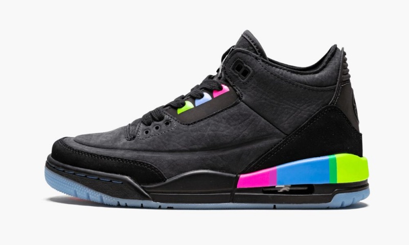 Nike Air Jordan 3 GS \'Quai54\' Schoenen Kinderen Zwart Groen Nederland | 895403-LBZ
