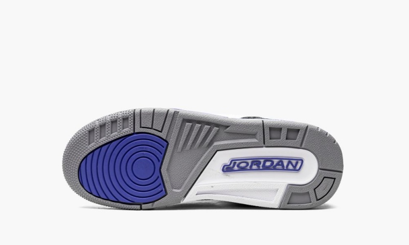Nike Air Jordan 3 GS 'Racer Blue' Schoenen Kinderen Wit Zwart Grijs Nederland | 152487-FDZ