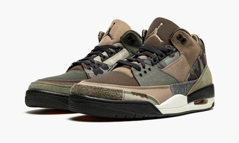 Nike Air Jordan 3 'Patchwork Camo' Schoenen Heren Camo Nederland | 210679-CBK
