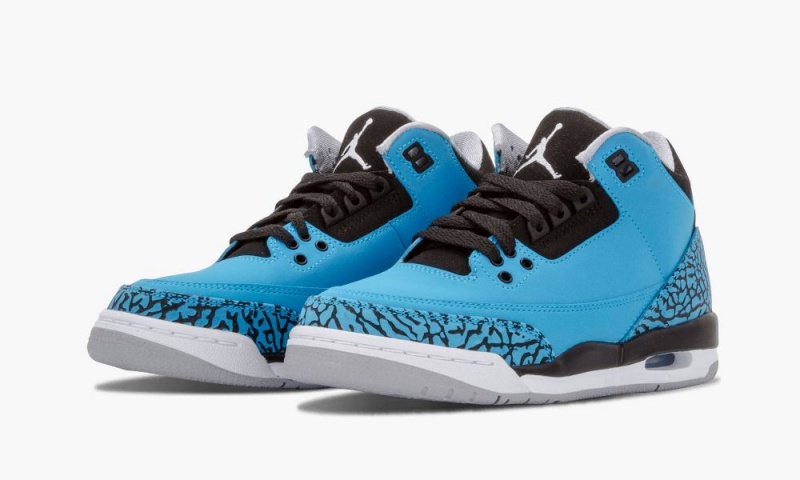 Nike Air Jordan 3 Retro BG 'Powder Blue' Schoenen Kinderen Blauw Nederland | 021936-ICY
