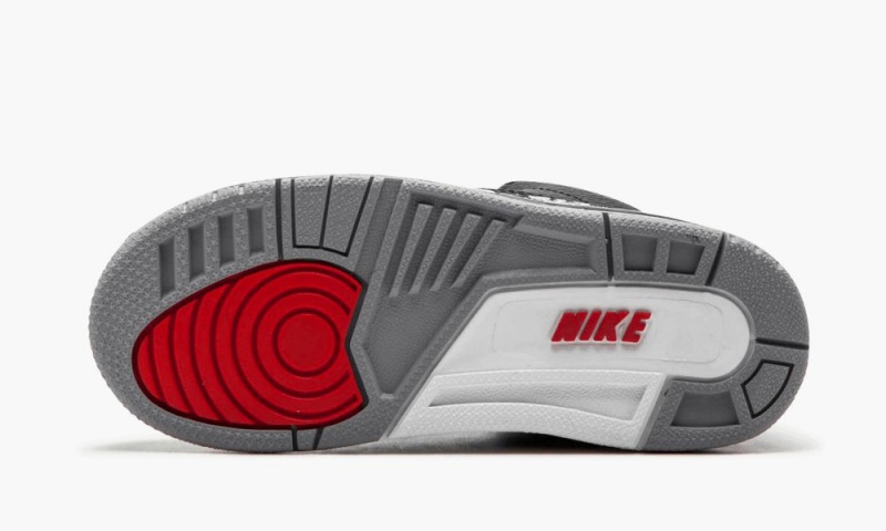 Nike Air Jordan 3 Retro BT 'Black Cement' Schoenen Kinderen Zwart Rood Grijs Nederland | 245918-VEF