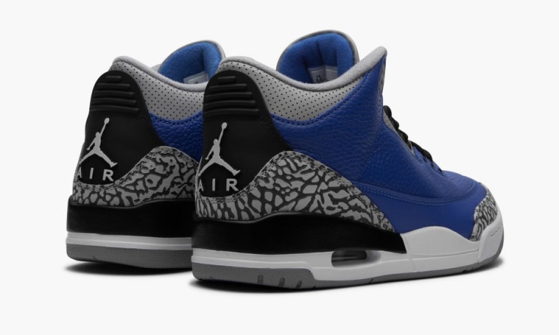 Nike Air Jordan 3 Retro 'Blue Cement' Schoenen Heren Koningsblauw Koningsblauw Nederland | 548631-YZG