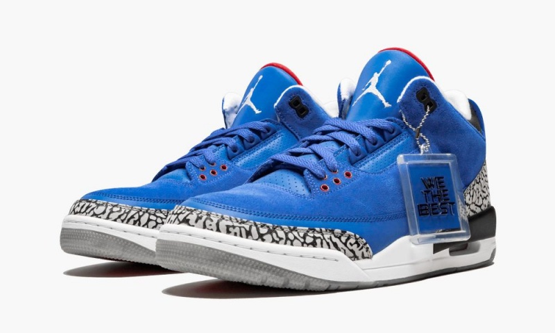 Nike Air Jordan 3 Retro 'DJ Khaled Father of Asahd' Schoenen Heren Koningsblauw Wit Zwart Rood Nederland | 349018-LOJ
