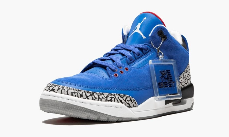 Nike Air Jordan 3 Retro 'DJ Khaled Father of Asahd' Schoenen Heren Koningsblauw Wit Zwart Rood Nederland | 349018-LOJ
