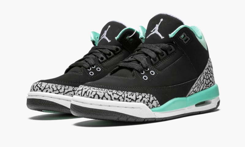 Nike Air Jordan 3 Retro GG 'Black Mint' Schoenen Kinderen Zwart Nederland | 157369-FTL