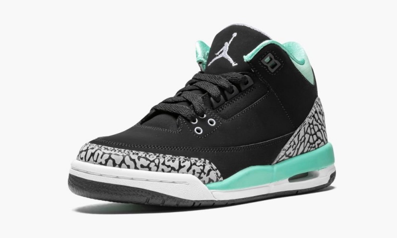 Nike Air Jordan 3 Retro GG 'Black Mint' Schoenen Kinderen Zwart Nederland | 157369-FTL