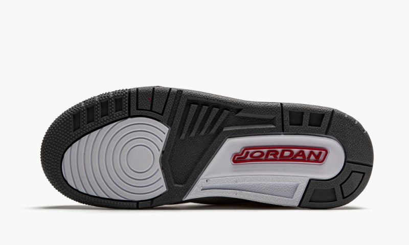 Nike Air Jordan 3 Retro GS 'Cool Grey' Schoenen Kinderen Zilver Rood Diepgrijs Nederland | 549721-UYO