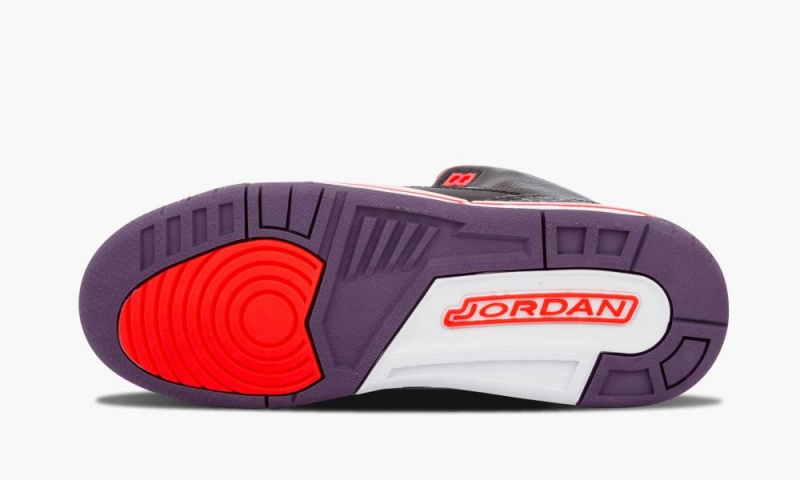 Nike Air Jordan 3 Retro (GS) 'Crimson' Schoenen Kinderen Zwart Nederland | 179302-XGC