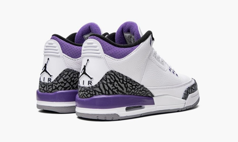 Nike Air Jordan 3 Retro GS 'Dark Iris' Schoenen Kinderen Wit Zwart Nederland | 725430-QGH