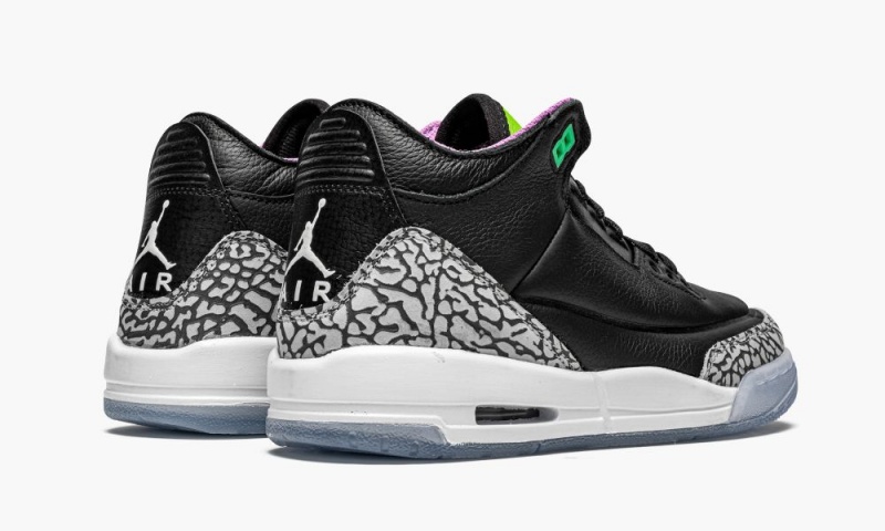 Nike Air Jordan 3 Retro GS 'Electric Green' Schoenen Kinderen Zwart Wit Groen Nederland | 327406-SOJ