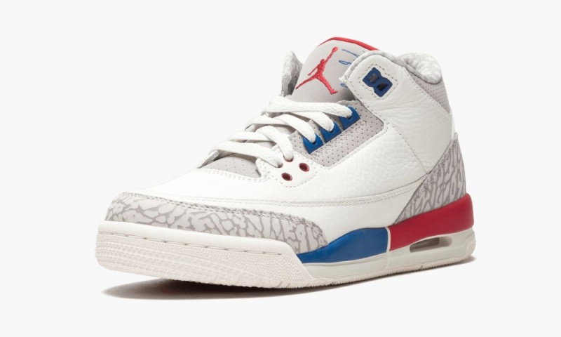 Nike Air Jordan 3 Retro (GS) 'International Flight' Schoenen Kinderen Koningsblauw Lichtbeige Nederland | 053681-SDK