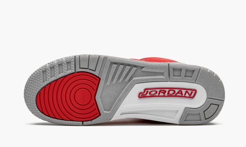 Nike Air Jordan 3 Retro GS 'Red Cement/Unite' Schoenen Kinderen Rood Grijs Nederland | 980164-SOK