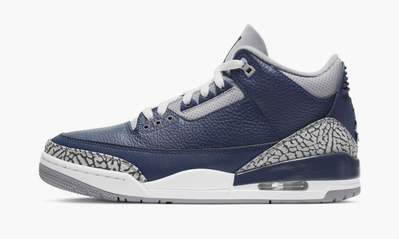 Nike Air Jordan 3 Retro \'Georgetown\' Schoenen Heren Blauw Grijs Donkerblauw Nederland | 967458-OAI