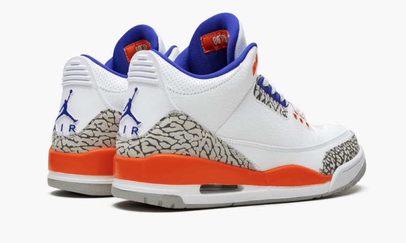 Nike Air Jordan 3 Retro 'Knicks' Schoenen Heren Wit Koningsblauw Nederland | 176930-YDB