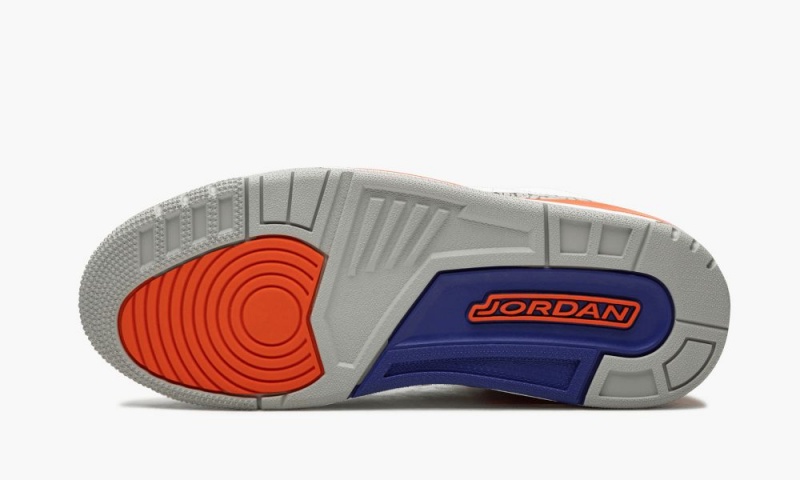 Nike Air Jordan 3 Retro 'Knicks' Schoenen Heren Wit Koningsblauw Nederland | 176930-YDB