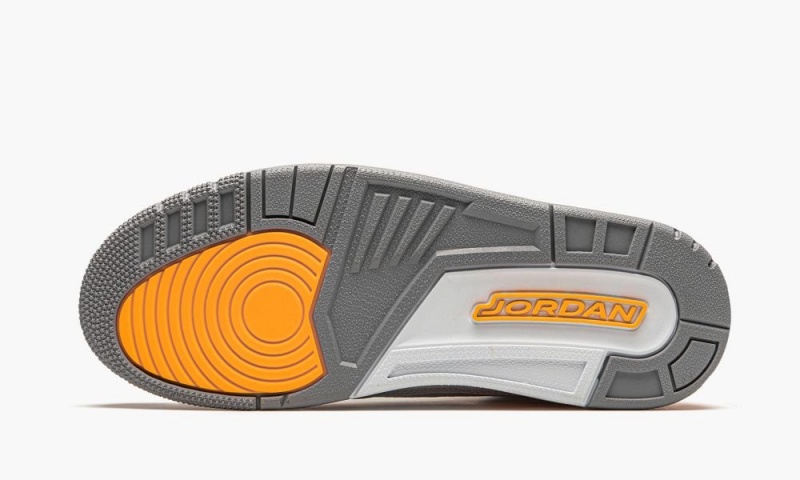 Nike Air Jordan 3 Retro 'Laser Orange' Schoenen Dames Wit Oranje Grijs Nederland | 071924-TRE