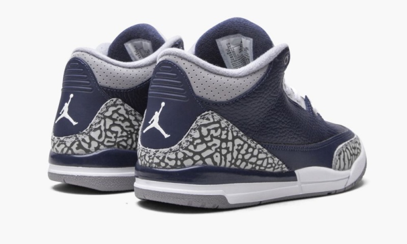 Nike Air Jordan 3 Retro PS 'Georgetown' Schoenen Kinderen Blauw Grijs Donkerblauw Nederland | 509386-NXP