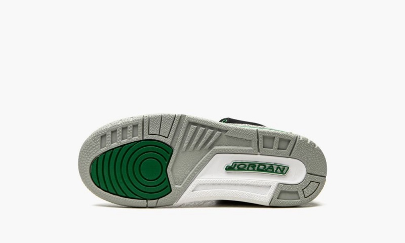 Nike Air Jordan 3 Retro PS 'Pine Green' Schoenen Kinderen Zwart Zilver Wit Diepgroen Nederland | 816942-STV