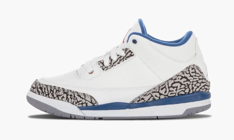 Nike Air Jordan 3 Retro (PS) \'True Blue\' Schoenen Kinderen Wit Blauw Nederland | 524976-CYN