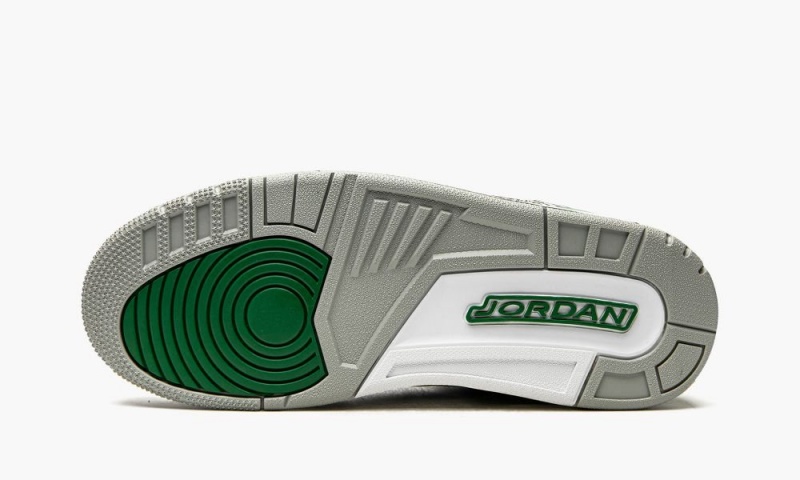 Nike Air Jordan 3 Retro 'Pine Green' Schoenen Heren Zwart Diepgroen Zilver Wit Nederland | 278450-TBF