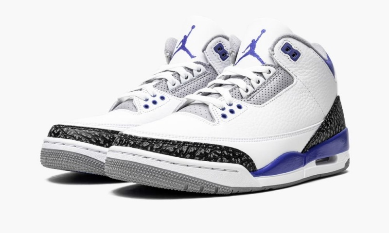 Nike Air Jordan 3 Retro 'Racer Blue' Schoenen Heren Wit Zwart Grijs Nederland | 347168-SNP