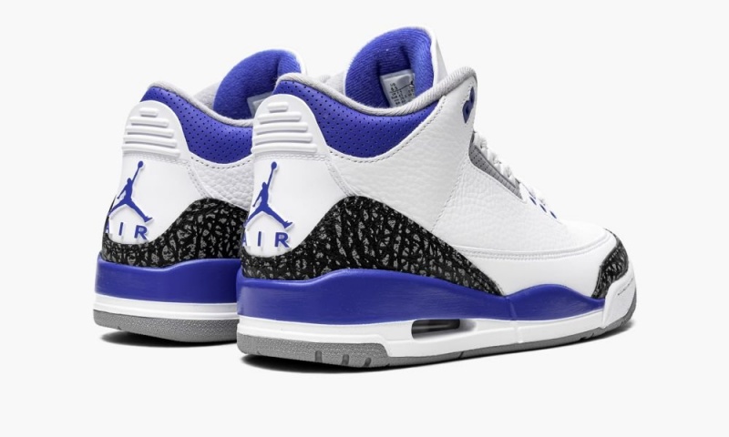 Nike Air Jordan 3 Retro 'Racer Blue' Schoenen Heren Wit Zwart Grijs Nederland | 347168-SNP