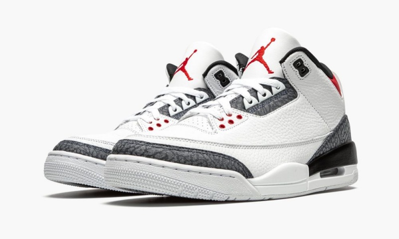 Nike Air Jordan 3 Retro SE DNM 'Fire Red' Schoenen Heren Wit Rood Zwart Nederland | 854123-WVM