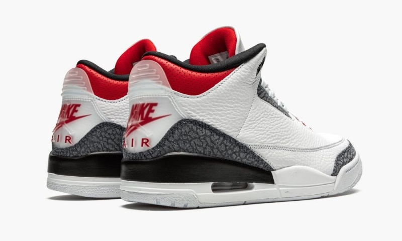Nike Air Jordan 3 Retro SE DNM 'Fire Red' Schoenen Heren Wit Rood Zwart Nederland | 854123-WVM