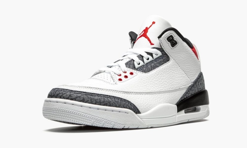 Nike Air Jordan 3 Retro SE DNM 'Fire Red' Schoenen Heren Wit Rood Zwart Nederland | 854123-WVM
