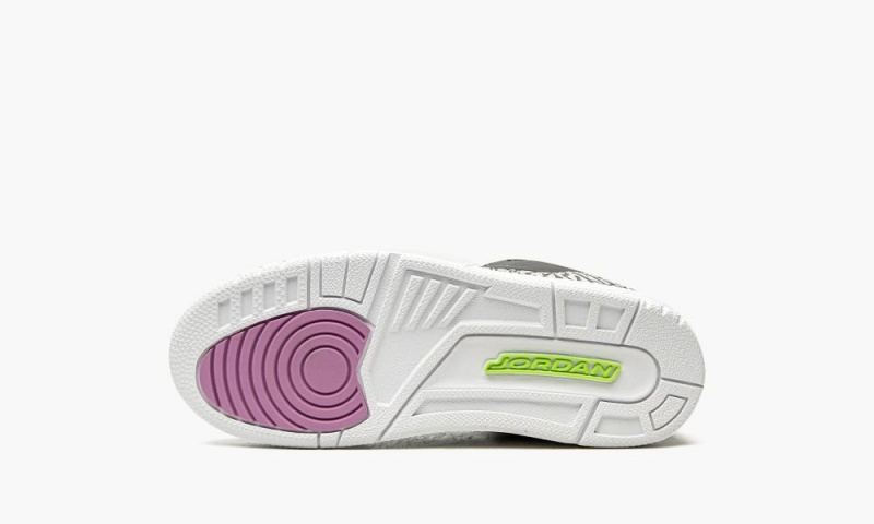 Nike Air Jordan 3 Retro SE PS 'Electric Green' Schoenen Kinderen Zwart Wit Groen Nederland | 237406-VJH