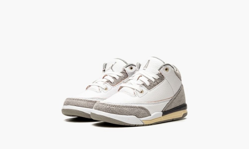 Nike Air Jordan 3 Retro SP (PS) 'A Ma Maniére - Raised by Women' Schoenen Kinderen Wit Grijs Bruin Beige Nederland | 145906-KNT