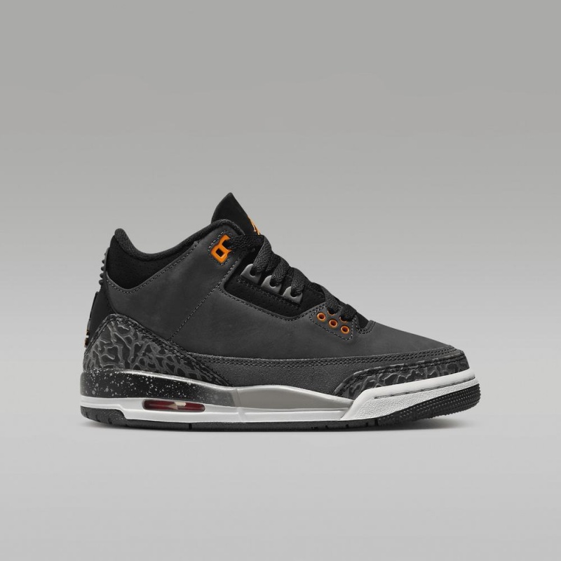 Nike Air Jordan 3 Retro Schoenen Kinderen Zwart Nederland | 386145-BFH