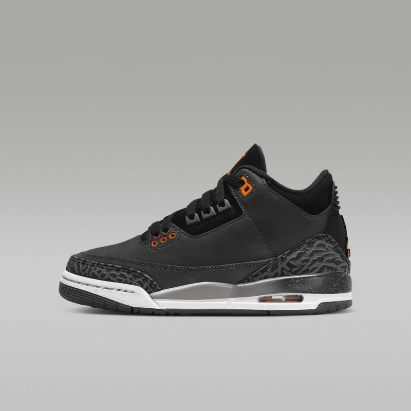 Nike Air Jordan 3 Retro Schoenen Kinderen Zwart Nederland | 386145-BFH