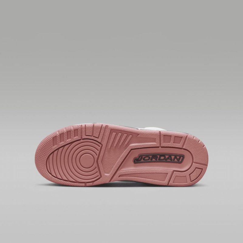 Nike Air Jordan 3 Retro Schoenen Kinderen Wit Rood Donkergrijs Nederland | 805213-KDA