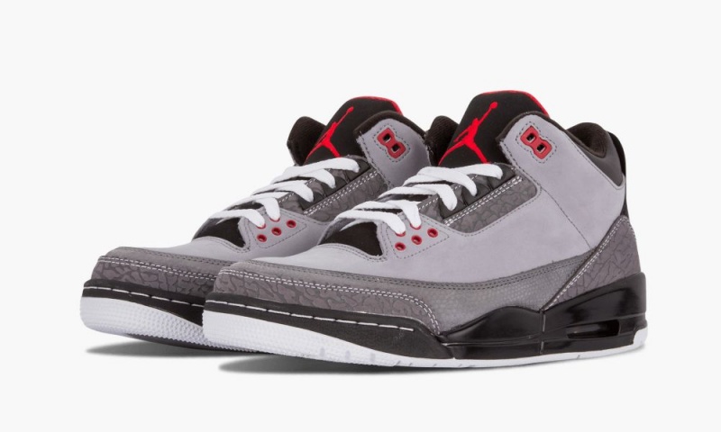 Nike Air Jordan 3 Retro 'Stealth' Schoenen Heren Rood Grijs Nederland | 298173-DRQ