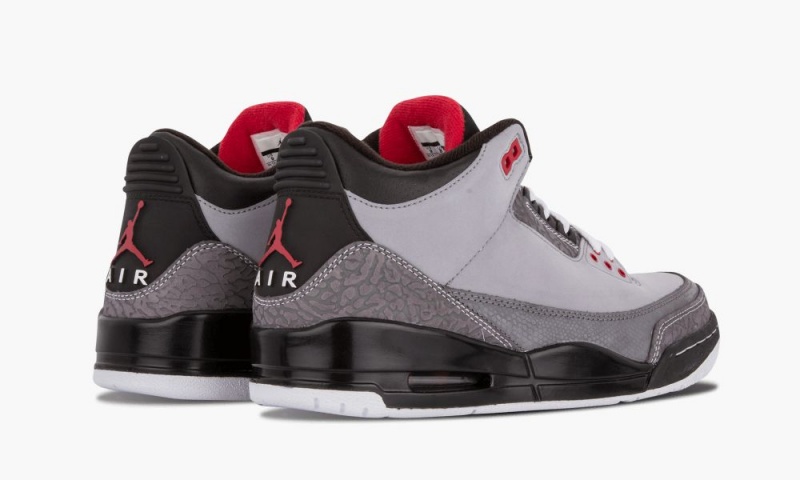 Nike Air Jordan 3 Retro 'Stealth' Schoenen Heren Rood Grijs Nederland | 298173-DRQ