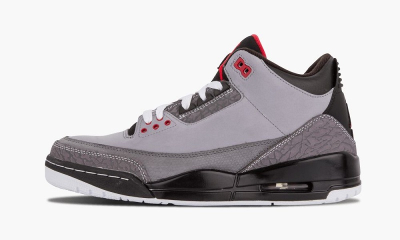Nike Air Jordan 3 Retro \'Stealth\' Schoenen Heren Rood Grijs Nederland | 298173-DRQ
