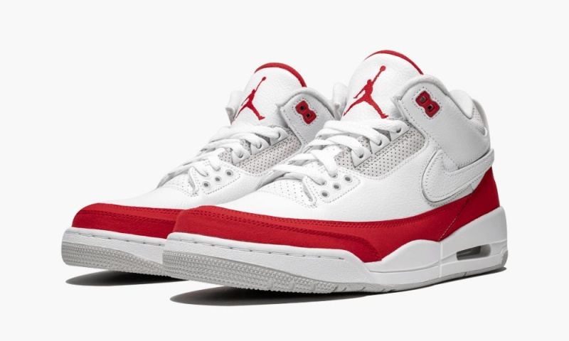 Nike Air Jordan 3 Retro Tinker 'Air Max 1 - University Red' Schoenen Heren Wit Rood Nederland | 605329-JWB