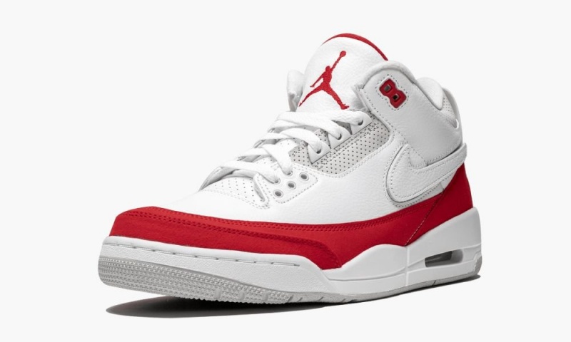 Nike Air Jordan 3 Retro Tinker 'Air Max 1 - University Red' Schoenen Heren Wit Rood Nederland | 605329-JWB