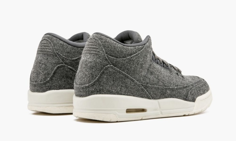 Nike Air Jordan 3 Retro Wol BG 'Wol' Schoenen Kinderen Donkergrijs Nederland | 473126-MYR