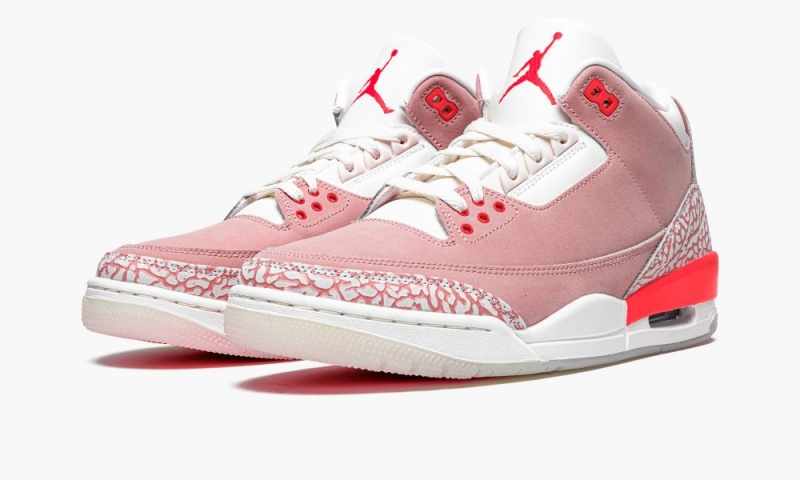 Nike Air Jordan 3 'Rust Pink' Schoenen Dames Rood Roze Wit Rood Nederland | 071864-EMI