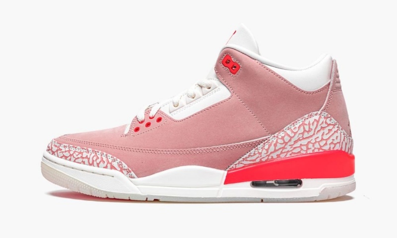 Nike Air Jordan 3 \'Rust Pink\' Schoenen Dames Rood Roze Wit Rood Nederland | 071864-EMI
