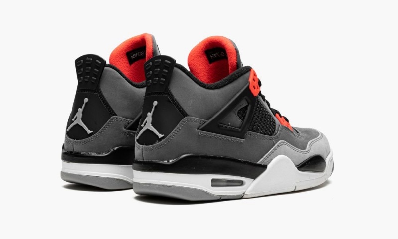 Nike Air Jordan 4 GS 'Infared' Schoenen Kinderen Donkergrijs Zwart Nederland | 310574-IML