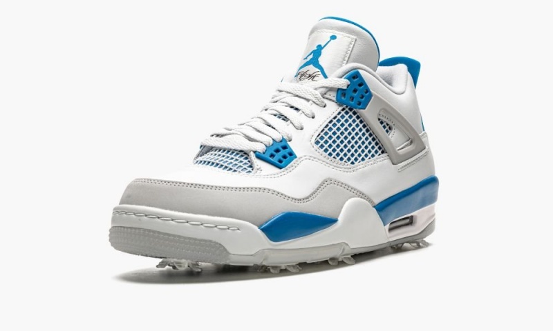 Nike Air Jordan 4 Golf 'Military Blue' Schoenen Heren Wit Blauw Nederland | 842590-YPA