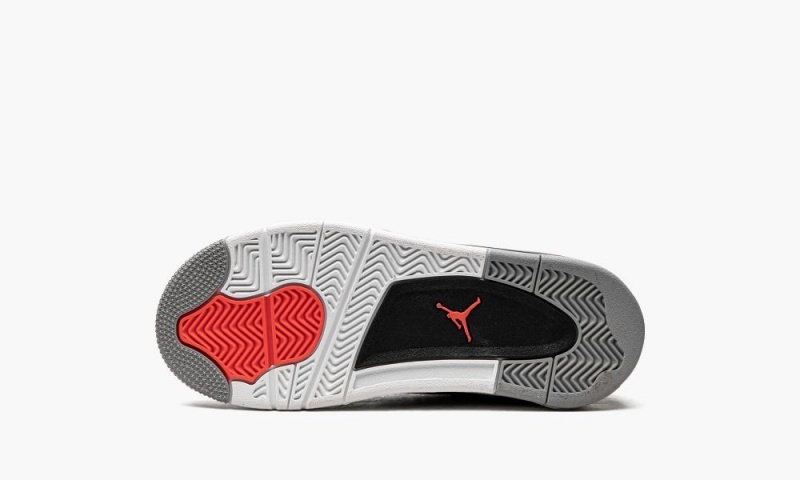Nike Air Jordan 4 PS 'Infared' Schoenen Kinderen Donkergrijs Zwart Nederland | 312678-VBA