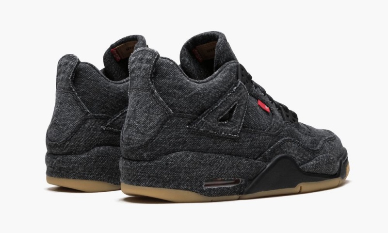 Nike Air Jordan 4 RTR Levis NRG BG 'Levi's' Schoenen Kinderen Zwart Bruin Nederland | 049176-WBR