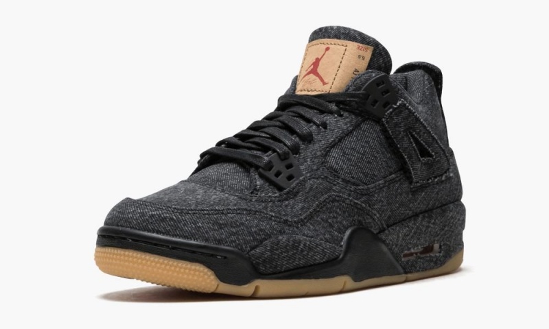 Nike Air Jordan 4 RTR Levis NRG BG 'Levi's' Schoenen Kinderen Zwart Bruin Nederland | 049176-WBR