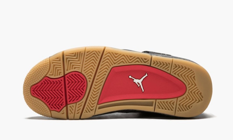 Nike Air Jordan 4 RTR Levis NRG BG 'Levi's' Schoenen Kinderen Zwart Bruin Nederland | 049176-WBR