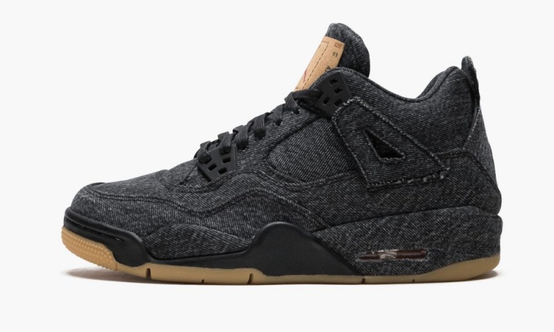 Nike Air Jordan 4 RTR Levis NRG BG \'Levi's\' Schoenen Kinderen Zwart Bruin Nederland | 049176-WBR