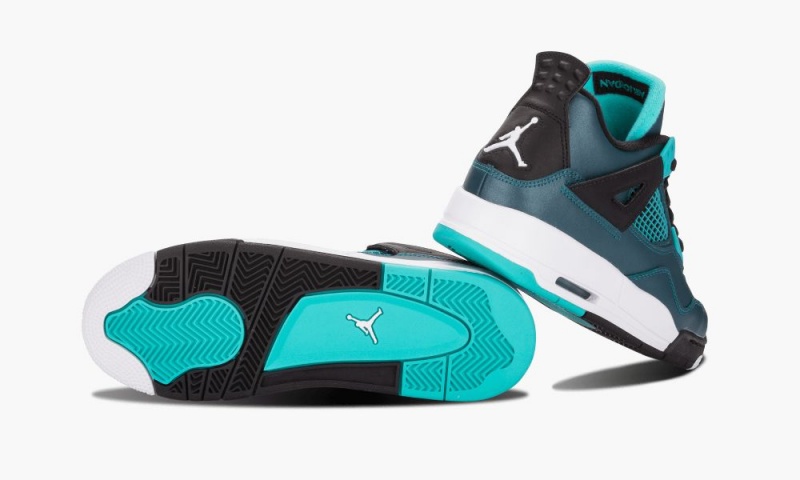 Nike Air Jordan 4 Retro 30th BG 'Teal' Schoenen Kinderen Turquoise Wit Zwart Nederland | 875320-KPW